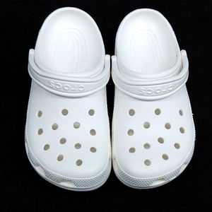 NWOT White Crocs